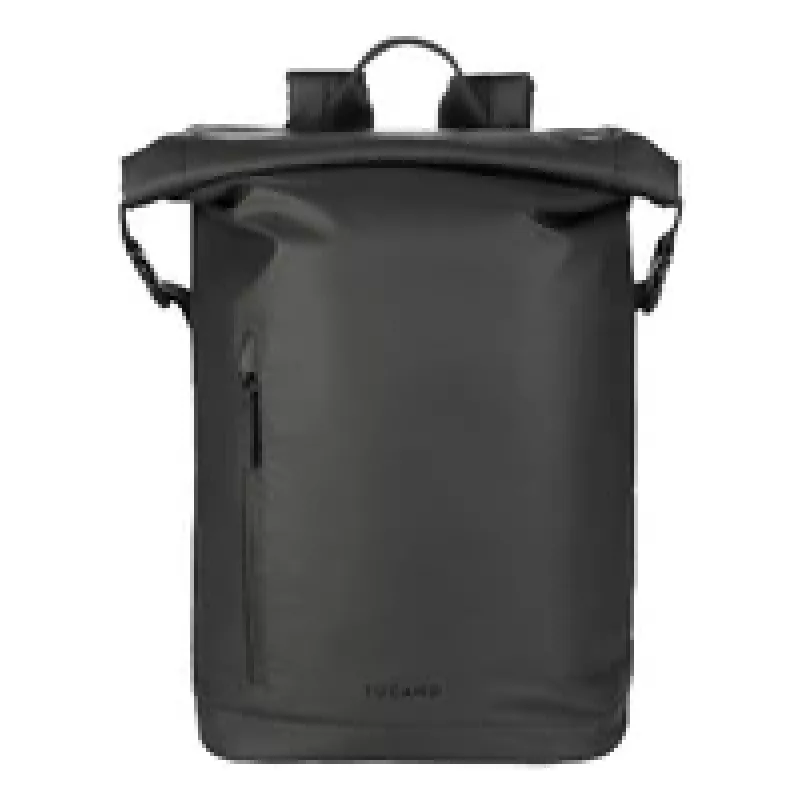 Tucano Rollo BKROL15-BK Rucksack für 15,6-Zoll-Laptop / MacBook Pro 16 Zoll (40,6 cm), wasserabweisend, Schwarz