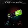 Wiederaufladbare Batterie Green Cell GR06 AA NiMH 1,2 V 2000 mAh, 2 Stück, 50,5 mm