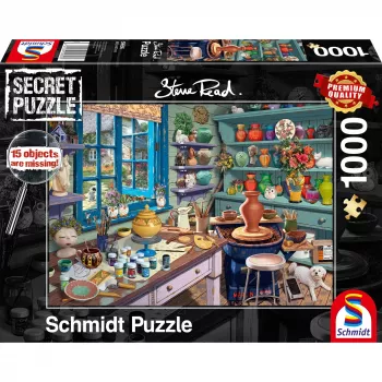 Steve Read: Secret Puzzles - Künstleratelier (1000 Teile)