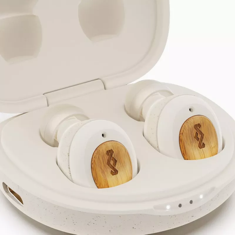 Marley True Wireless Earbuds Champion mit integriertem Mikrofon Bluetooth Cream