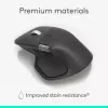 Logitech MX Master 4 for Business Maus – Kabellos + Bluetooth, 8000 DPI, Graphit | Logitech