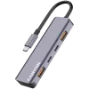 Canyon DS-18 - USB-C Hub - 5 Ports - 1x USB-C 5V DC Laden - 2x USB-C - 10 Gbit/s - 2x USB 3.2