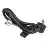 AKYGA AK-PC-12A Winkel-Netzkabel CEE 7/7 auf IEC C13, 3 m, Schwarz