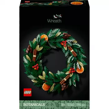 LEGO 10340 Icons Weihnachtskranz Bauspielzeug