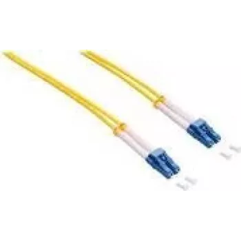 LogiLink - Patchkabel - LC Single-Modus (M) zu LC Single-Modus (M) - 0,5 m - Glasfaser - Duplex - 9/125 Mikrometer - OS2 - halogenfrei - Gelb
