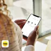 Yale Outdoor Fenster-/Türkontakt Alarmauslösemodul Schwarz