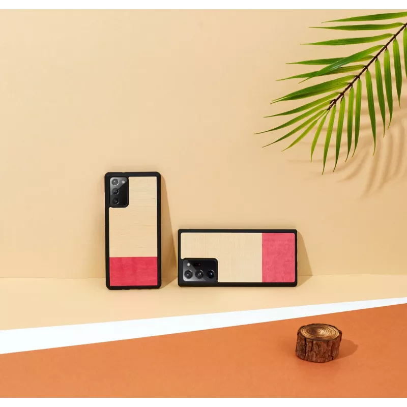 Handyhülle Man and Wood Galaxy Note 20 — miss match Schwarz