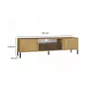 RTV KAMARO 160 schlank/GŁ ARTISAN OAK