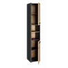 Topeshop S30 ANTRACYT/ARTISAN Badezimmerschrank