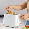 Toaster Taurus TO800P 2-Scheiben 800 W Weiß mit Tasten- und Drehreglersteuerung