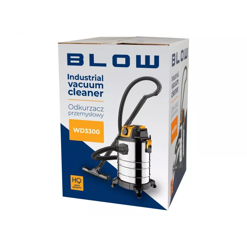 BLOW WD3300 Industriestaubsauger mit 230V Steckdose 2000W