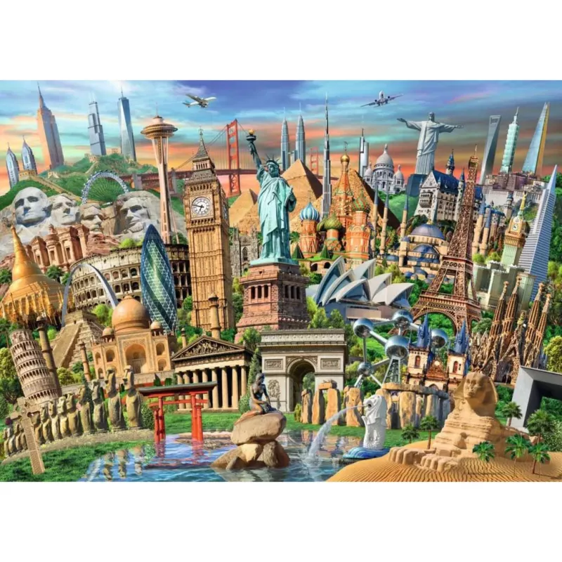 Puzzle Wahrzeichen der Welt (1000 Teile)