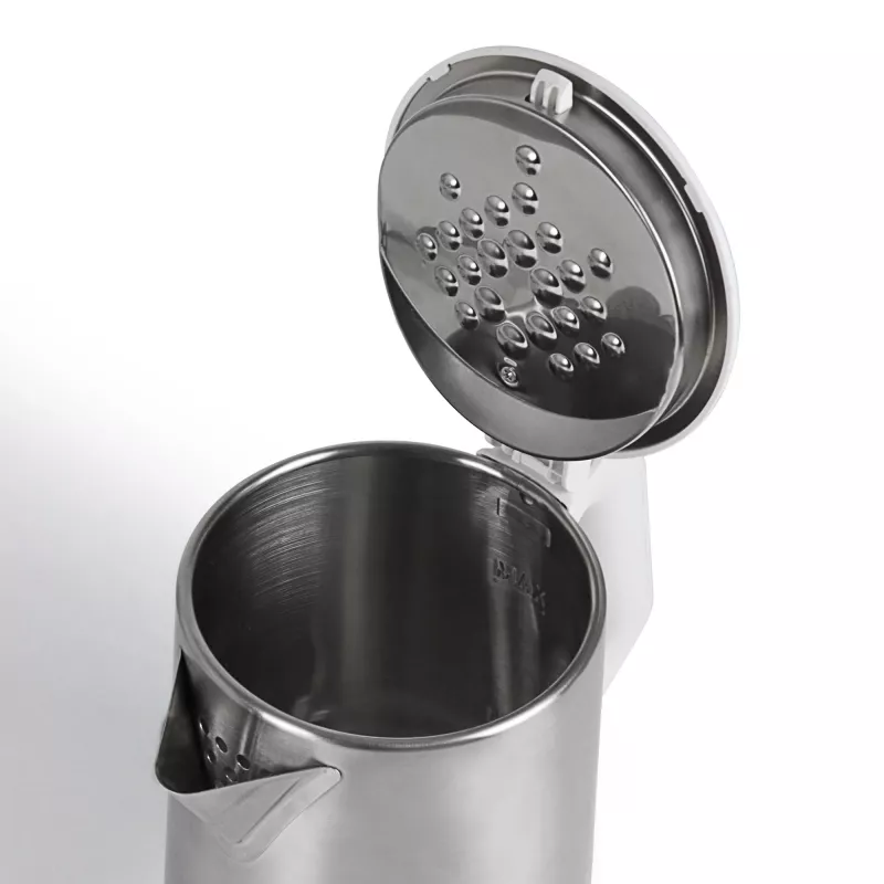 Jata JEHA1723 Wasserkocher, 2 l, 1500 W, Edelstahl, Weiß