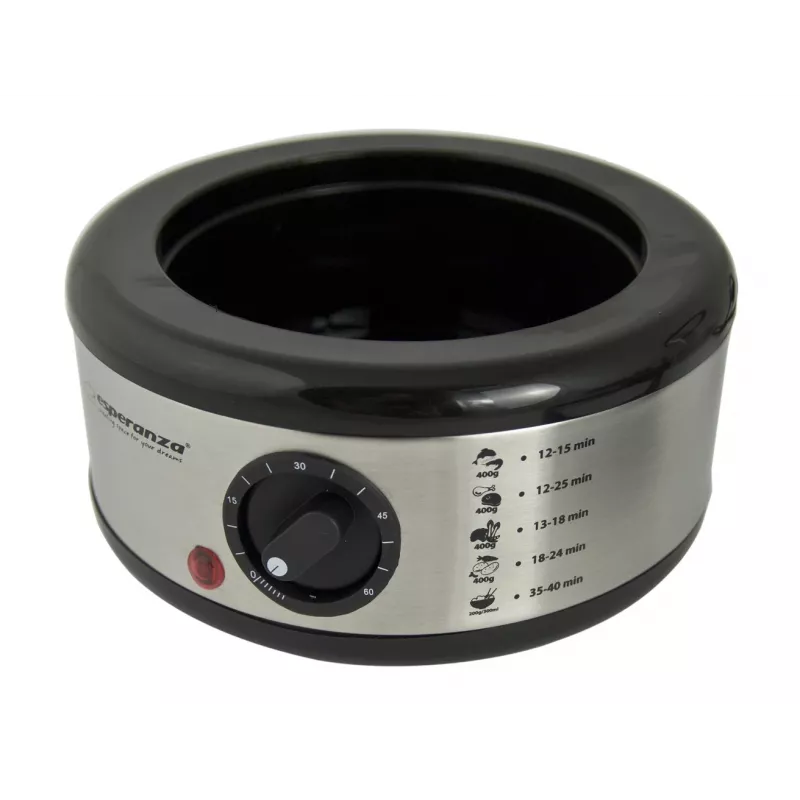 Esperanza Steam Volcano EKG009 Dampfgarer, 3 Körbe, 400 W