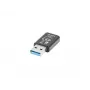 Lanberg NC-1200-WI AC1200 Dualband-USB-3.0-WLAN-Adapter, 2 interne Antennen, Schwarz