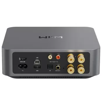 WiiM Amp Dunkelgrau – Stereo-Streaming-Verstärker