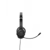 Acer AHW154 GP.HDS11.02D kabelgebundenes Office-Headset, Stereo, Klinkenanschluss, integriertes flexibles Mikrofon, schwarz