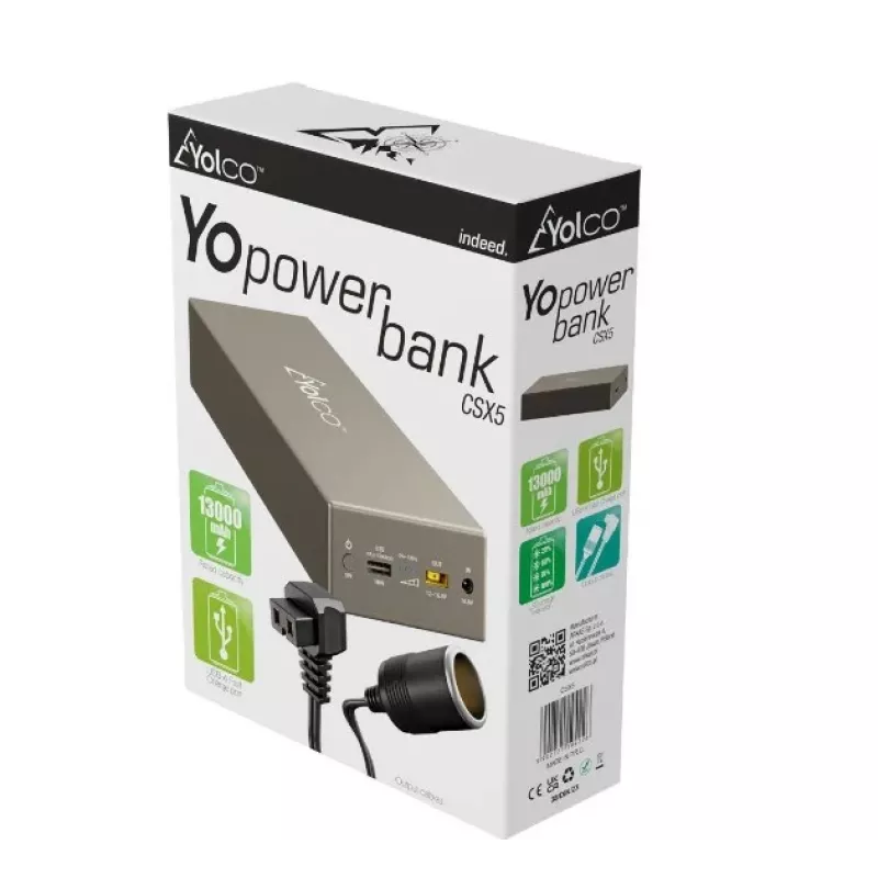 Yolco externe Akku-Powerbank für Yolco CSX5 Kühlschränke