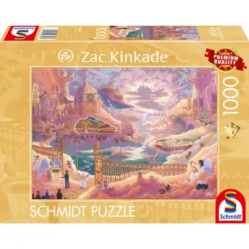 Puzzle Schmidt Spiele Zac Kinkade Kingdom of Heaven — 1000 Teile, Landschaftskunst