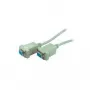 ShiverPeaks 78069-3 Nullmodemkabel, 9-polig Sub-D Buchse/Buchse, 3 m, Grau