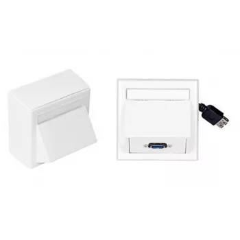 Vivolink WI221185 Steckdose USB Weiß