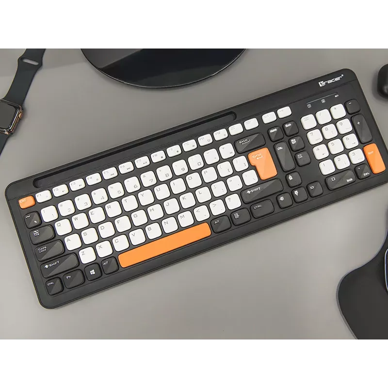 Tracer Greg RF kabellose Tastatur, 2,4 GHz, Standardgröße, Schwarz