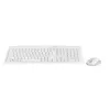 Rapoo 8210M Multimodus-Funk-Tastatur-und-Maus-Set, Weiß