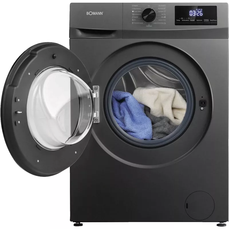 Frontlader-Waschmaschine BOMANN WA 7175 — 7 kg, 1400 U/min, Titan
