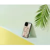 Schutzhülle iKins für Apple iPhone 12 Pro Max – rosa Marmormuster