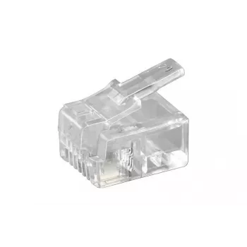 Microconnect KON501-10R Drahtverbinder RJ-11 6P4C Transparent