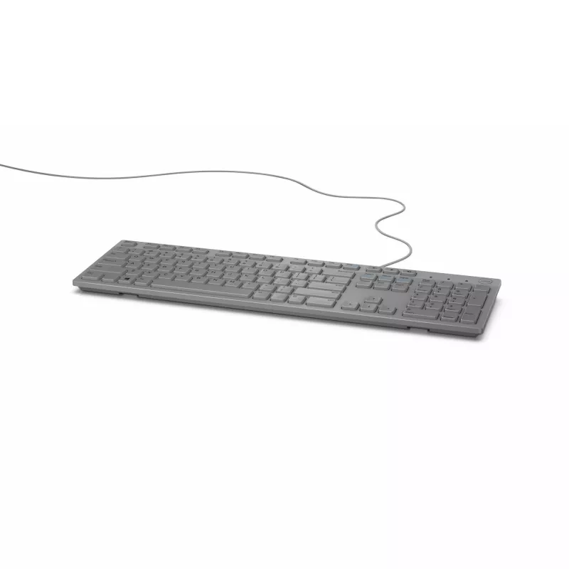 Dell Kabelgebundene Tastatur - KB216 - US International (QWERTY) – Grau/ LT graviert
