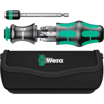 Wera Kraftform Kompakt 25 Bit-Schraubendreher-Set, 7 Stk., Schwarz/Grün