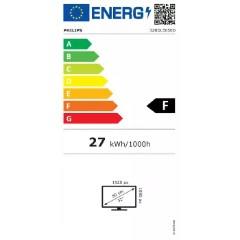 Philips 5000 series 32BDL5050D/00 Signage Display 81,3 cm (32 Zoll) LCD Wi-Fi 500 cd/m² Full HD integrierter Prozessor Android