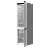 Gorenje NRB620E61X4WFE Kühl-Gefrier-Kombination, freistehend, NoFrost, 413 l (283 l Kühlteil + 130 l Gefrierteil unten), elektronische Anzeige, LED-Beleuchtung, Energieklasse E, Edelstahl
