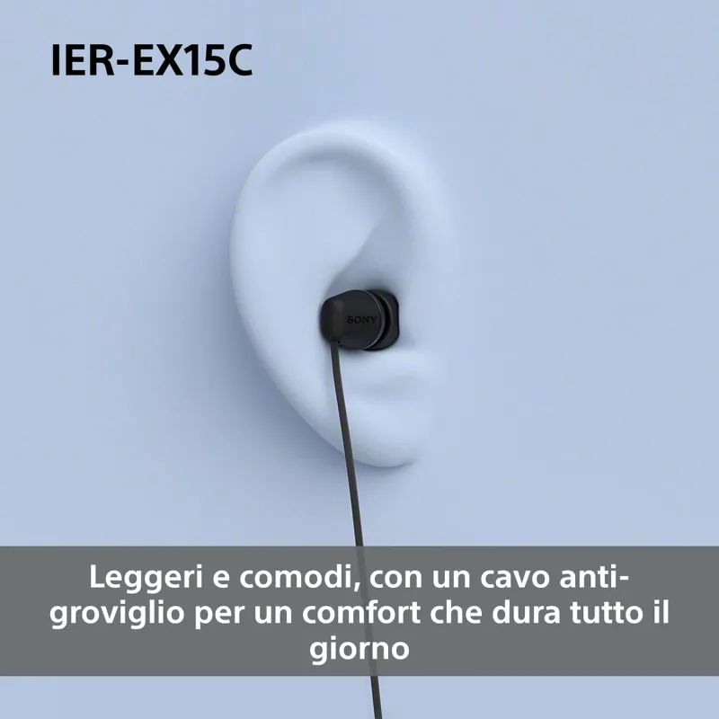 Sony IER-EX15C Headset Kabelgebunden In-Ear Anrufe/Musik USB Typ-C Weiß