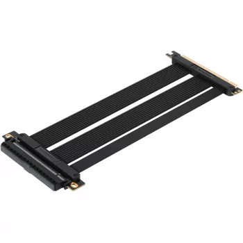 SilverStone SST-RC05-220 PCIe 4.0 x16 Riserkabel, 22 cm, Schwarz
