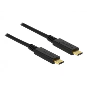 USB-Kabel DeLOCK 83661 USB 3.2 Gen 2 1m USB-C Schwarz