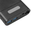 Akyga AK-BC-04 Powerbank-Gehäuse 20000 mAh, 8x 18650, 18W PD QC4+, USB-C, 2x USB-A, Lightning