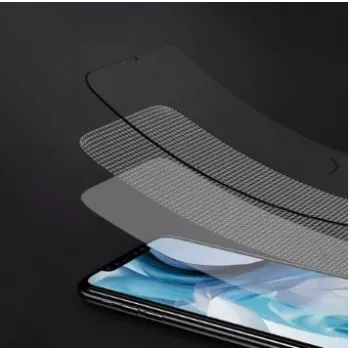Devia Van Entire View entspiegeltes Panzerglas Displayschutz für iPhone 11 Pro, Schwarz