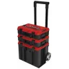 Werkzeugkoffer Einhell E-Case Tower Schwarz Rot Polypropylen Hitzebeständig Spritzwassergeschützt