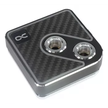 Wasserblock Alphacool Core 1 Aurora Carbon Brass Copper Nickel Black 72mm