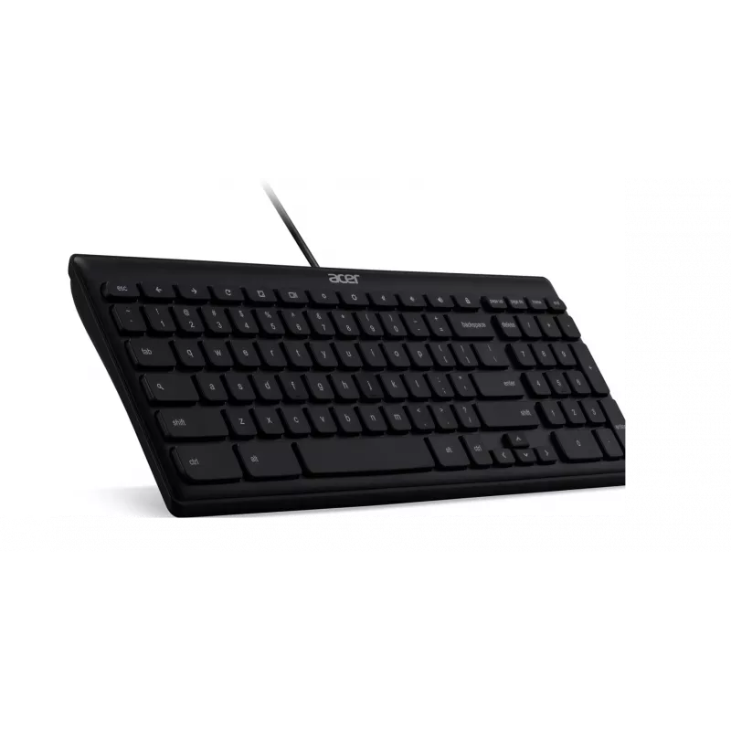 Acer AKW900 GP.KBD11.04F kabelgebundene USB-Tastatur, US International QWERTY, Schwarz