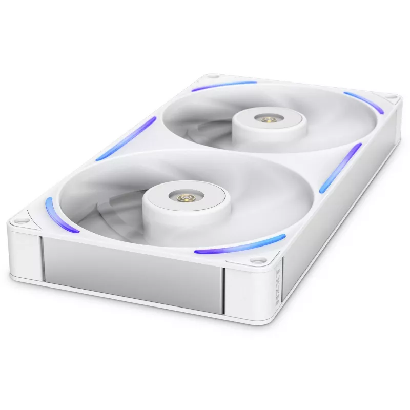 NZXT F280X RF-U28PN-W1 RGB 280-mm-Gehäuselüfter, 140 mm, 2400 U/min, 41 dB, weiß