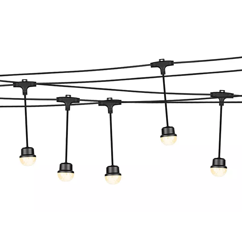 Tracer 46970 Außenlichterkette IP65 230V 15 Leuchtmittel 45W