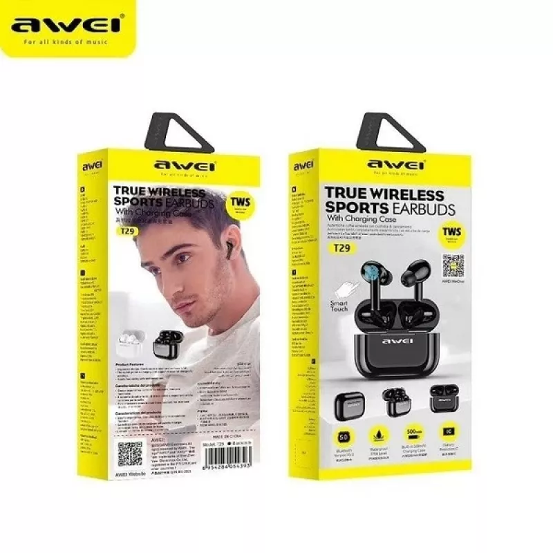 Bluetooth-Kopfhörer Awei T29 TWS Weiß