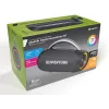 Tracer SuperTube TWS tragbarer Bluetooth-Lautsprecher, 30 W, IPX5, Schwarz