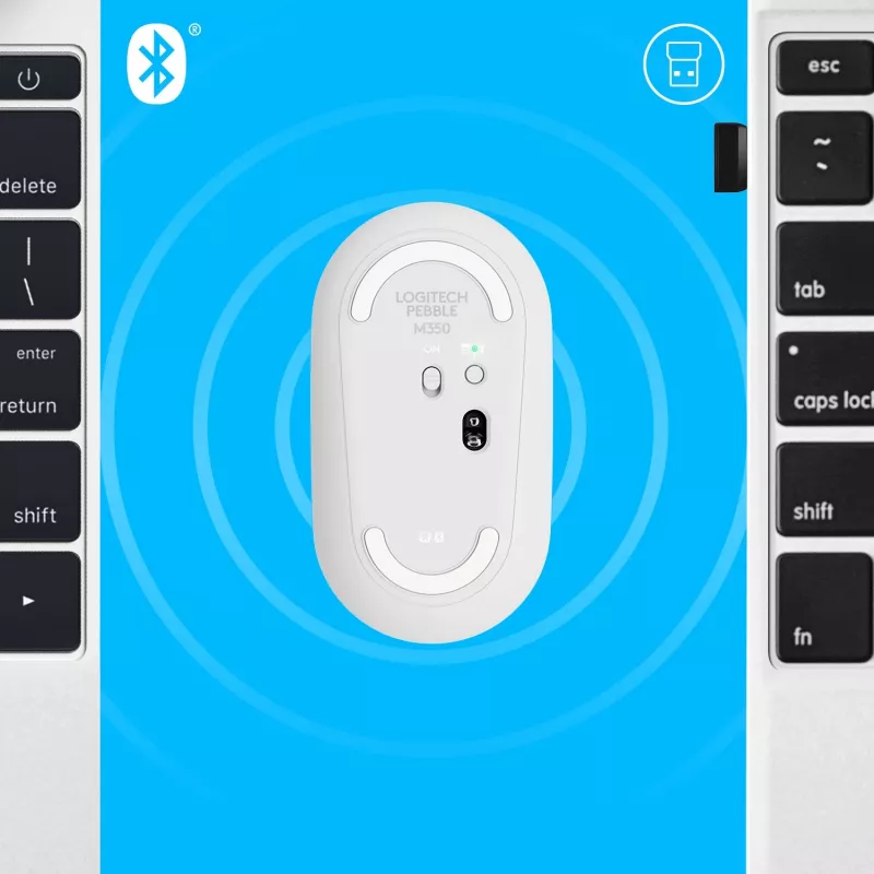 Maus USB Optisch Wrl M350/WEISS 910-005716 Logitech