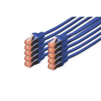 Digitus DK-1644-010-B-10 Ethernet-Patchkabel Blau