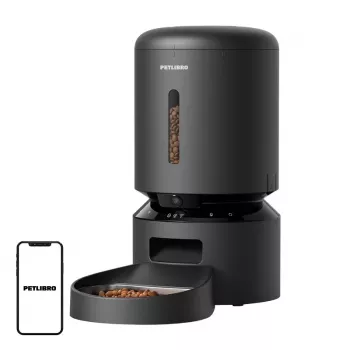 Petlibro Granary Automatischer Tierfutterspender mit Kamera, 5 L, Schwarz