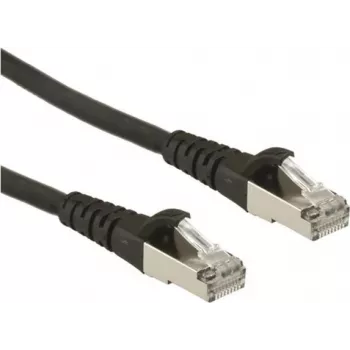 Roline - Patchkabel - RJ-45 (M) auf RJ-45 (M) - 1,5 m - SFTP - CAT 6a - Schwarz